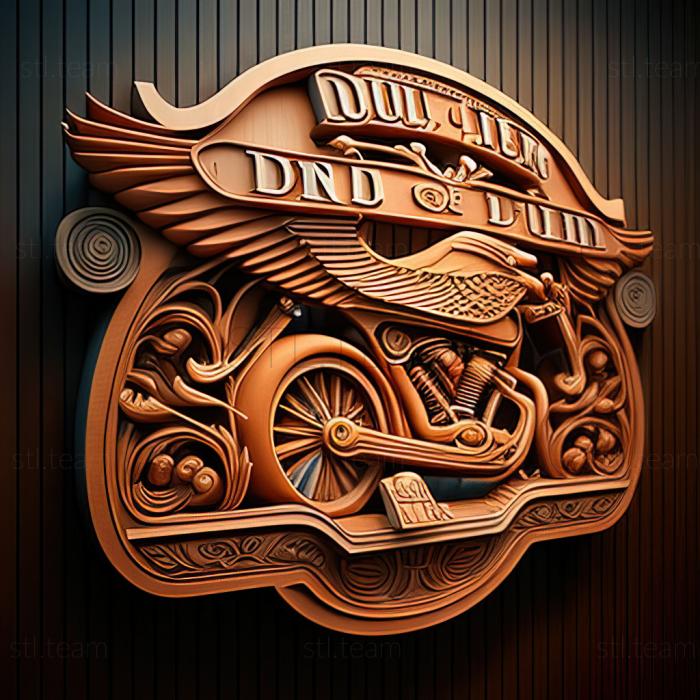 3D model Harley Davidson Deluxe (STL)